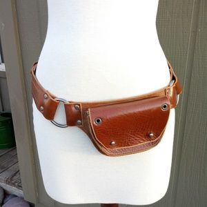 Free People leather belt bag